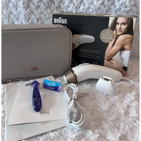 Braun IPL Long-lasting Laser Hair Removal Device Silk Expert Pro5 - Picture 1 of 2